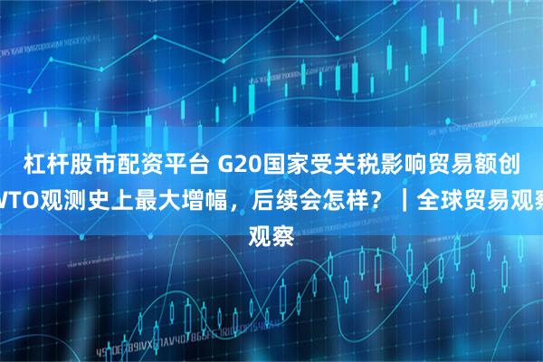 杠杆股市配资平台 G20国家受关税影响贸易额创WTO观测史上最大增幅，后续会怎样？｜全球贸易观察